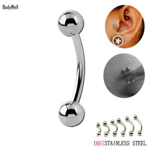ボディピアス　16G　眉ピ　アイブローピアス