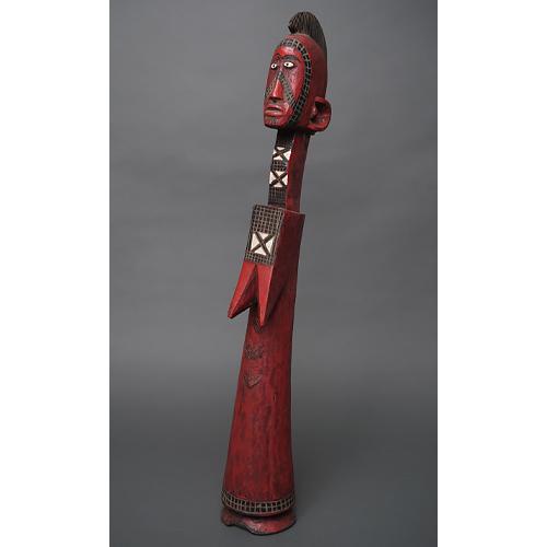 アフリカ　ブルキナファソ　モシ族　女性　立像　人形　No,1　アフリカンアート　木彫り　彫刻　アフリ...