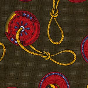 アフリカ マリ共和国 ボゴラン DX 生地 (L) No.26 泥染め布 コットン