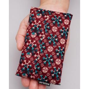 アフリカ雑貨 アフリカンワックス ティッシュケース ソフトパック用 No,29 パーニュ