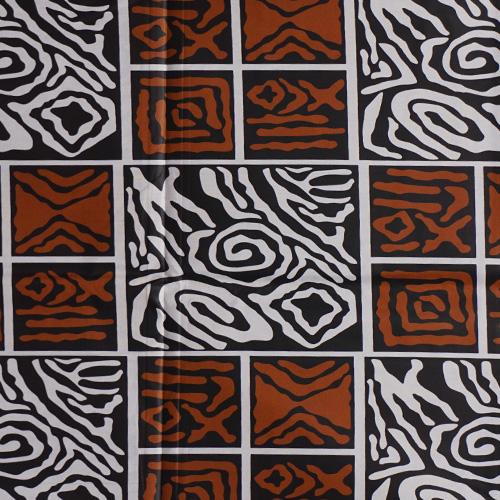 アフリカンワックス　ポリエステル　パーニュ　生地　No,11　(1ヤード（90cm）単位の切り売り布...