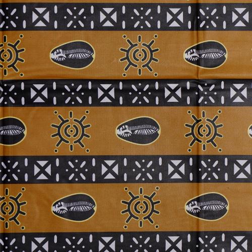 アフリカンワックス　ポリエステル　パーニュ　生地　No,3　(1ヤード（90cm）単位の切り売り布で...