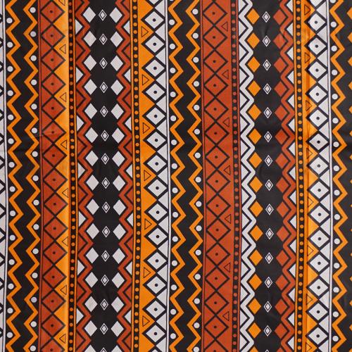 アフリカンワックス　ポリエステル　パーニュ　生地　No,8　(1ヤード（90cm）単位の切り売り布で...