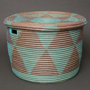 アフリカ セネガル XLサイズ バスケット パニエ No.139 かご アフリカ