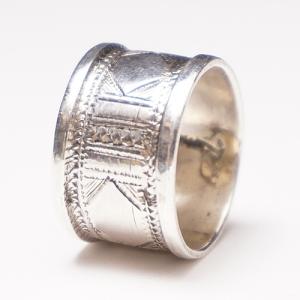 Touareg Silverトゥアレグシルバー　指輪　リング　アフリカ　マリ アフリカ マリ トゥアレグ シルバー リング 12号 指輪 No.5