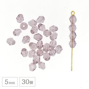 チェコビーズ ライトアメジスト 5mm 30個 ...の商品画像