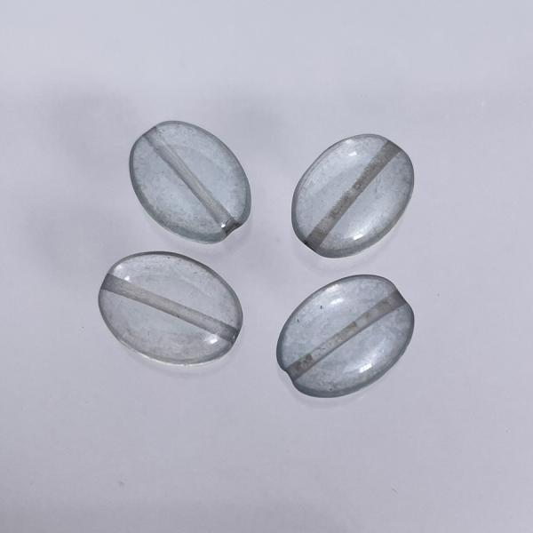 【2024秋の新商品】フラットオーバル ナツメ　12x9mm モンタナラスター