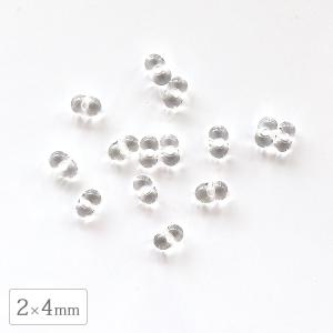 チェコビーズ ファルファーレ 2×4mm クリスタル 5g シードビーズ ガラス パーツ アクセサリー ハンドメイド 手芸