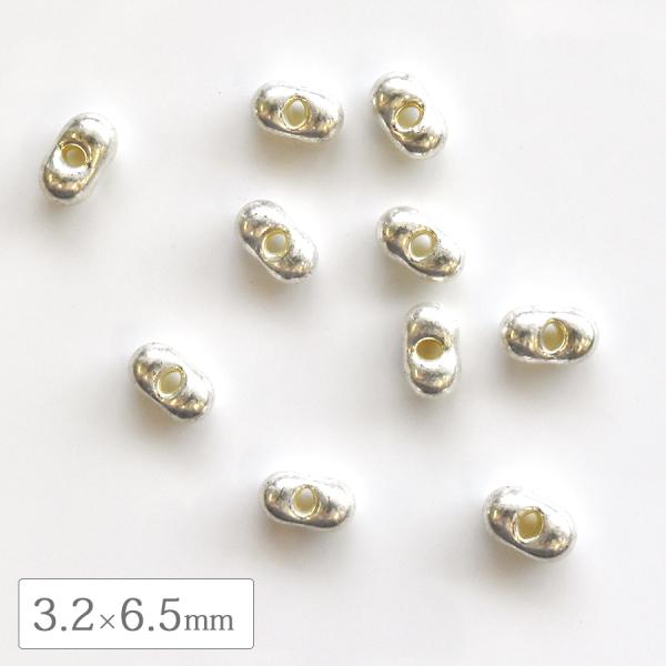 チェコビーズ ファルファーレ 3.2×6.5mm パラジウム 500g シードビーズ ガラス パーツ...