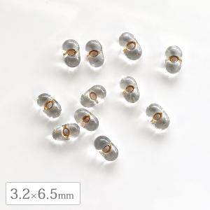 チェコビーズ ファルファーレ 3.2×6.5mm ブロンズライン 500g シードビーズ ガラス パーツ アクセサリー ハンドメイド 手芸