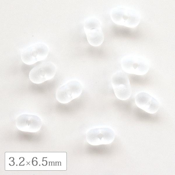 チェコビーズ ファルファーレ 3.2×6.5mm クリスタルマット 500g シードビーズ ガラス ...