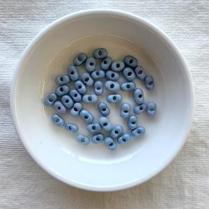 ファルファーレ 3X6 パステルライトブルー【アソートセット/チェコビーズ/ファルファーレ/アクセサリーパーツ/ハンドメイドパーツ】