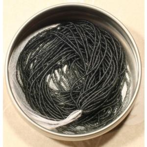 チェコビーズ ロカイル極小16/0糸通し ブラックダイヤ 通常１束 パーツ アクセサリー ハンドメイ...