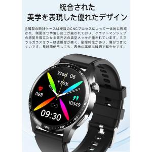 スマートウォッチ 日本製センサー 血糖 通話機...の詳細画像1