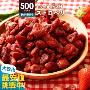 完売 ドライフルーツ ドライストロベリー 500g 肉厚 ドライ いちご ストロベリー  [ 送料無料  トルコ産  大容量 お徳用 ドライ ] ポイント利用
