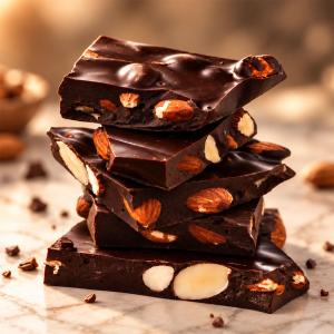 スイーツ チョコレート 割れチョコ 訳あり ハイカカオ 72% ごろごろアーモンド 170g クーベルチュール使用 送料無料 ポイント利用
