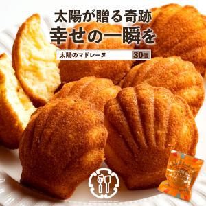 半額 SALE 焼き菓子 スイーツ マドレーヌ お菓子 ギフト 太陽のマドレーヌ 合計30個 プレゼント プチギフト おやつ マドレーヌ 送料無料 大容量 ポイント利用｜ぼくの玉手箱屋ー