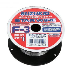 スター電器 アルミソリッドワイヤ 半自動溶接機用 PF-31 0.8Φ アルミ ワイヤ スズキッド SUZUKID 溶接機 パーツ 部品｜bokunou