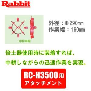 ラビット RC-H3500アタッチ 中耕車輪 A-53039｜bokunou