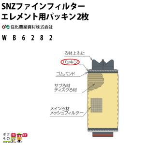 住化農業資材 SNZファインフィルターエレメント用パッキン