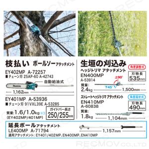 マキタ 延長ポール LE400MP A-717...の詳細画像1