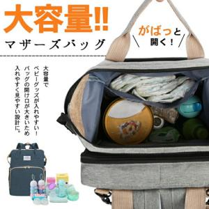 マザーズバッグ ベビーベッドリュック 大容量 ...の詳細画像2
