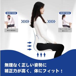 姿勢矯正 椅子 座るだけ腰が痛くならないクッシ...の詳細画像4