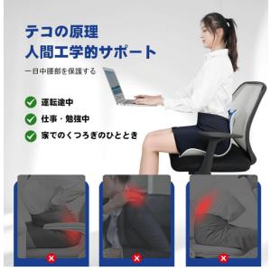 姿勢矯正 椅子 座るだけ腰が痛くならないクッシ...の詳細画像5
