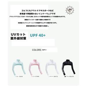 ゴルフウェア レディース UVカット アームカ...の詳細画像1