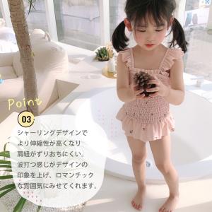 ベビー 水着 キッズ 女の子 ワンピース型 ラ...の詳細画像4