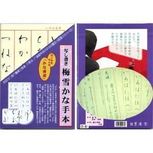 墨運堂 梅雪かな手本 15枚 #35040 書道用品 安藤聖空 かな書道｜bokusaisha