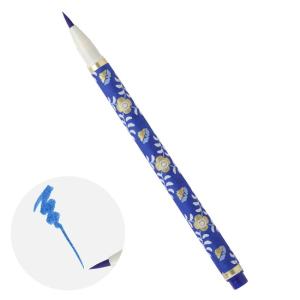 あかしや新毛筆 筆ペン 天平の夢 緋色(レッド) 書道用品 SAWT-02 筆