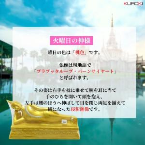 タイ 曜日の仏像(火曜日)寝釈迦像 アジア T...の詳細画像3