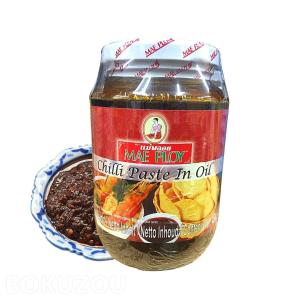 チリペーストインオイル　454g／MAE PLOY　アジアン　食品　タイ　唐辛子　チリ　オイル　調味料
