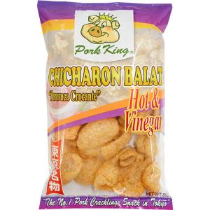 チチャロン ホットビネガー 60g ポークキングチッチャロン アジアン食品 お菓子 つまみフィリピン 国産