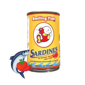 いわしチリトマトソース煮 155g  Smiling Fish アジアン食品イワシ 缶詰 チリ トマト煮