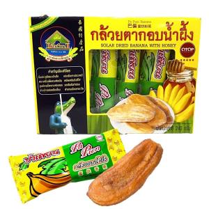 Papien／バナナの蜂蜜焼き　1箱6個入り（40g×6）　アジアン食品（タイ）お菓子　バナナ　はちみつ　甘い　スイーツ｜bokuzou-shop