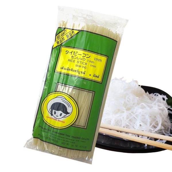 KANCHANA　タイビーフン（センレック）1ｍｍ　400g　アジア食品　米麺　乾物　エスニック　料...