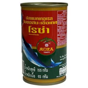 サバのトマト煮（MACKEREL IN TOMATO SAUCE）155g／ローザ（ROZA）アジア 食品　タイ　缶詰　鯖　魚　料理