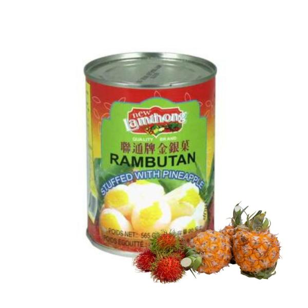 Lamthong　ランブータン　パイナップ入り　シロップ漬け　565g　缶詰　南国　フルーツ　果物
