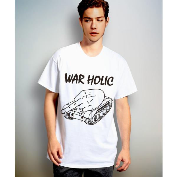 WAR HOLIC  プーチン ロシアウクライナ侵攻B 半袖カットソー ユニセックスTシャツ bom...