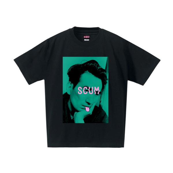 太宰治 テクノポップ Tシャツ　ビッグシルエット　ブラック　アートデザインブランド【bomging】...