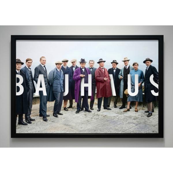 "BAUHAUS 1926" バウハウス　メンバー デッサウ・バルコニー リカラード・アートポスター...
