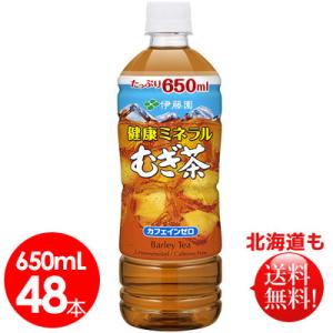 伊藤園　健康ミネラルむぎ茶 PET 650ml  48本　送料無料