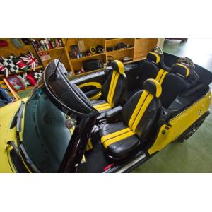 BMW MINI　R50 〜R61　ミニ　ミニクーパー　CABANA　シートカバー　ストライプタイプ　全シート