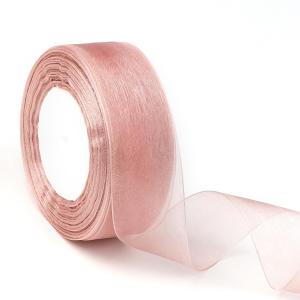 DRERIO オーガンジーリボン ローズゴールド 長さ45m×4cm幅巻