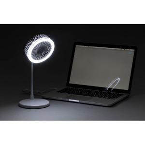 ファン付LEDスタンドライト USB電源 37...の詳細画像1