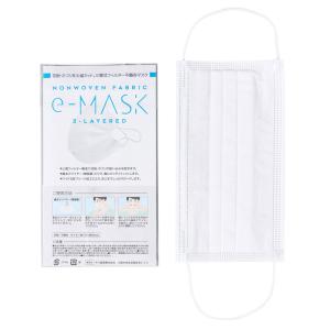e-マスク 1枚入 M-080-J 三層式フィルター 不織布マスク 感染対策