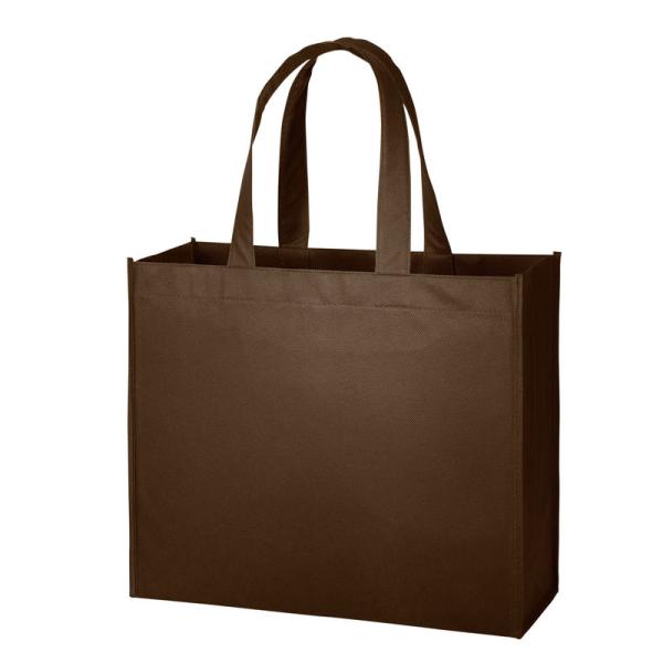 不織布 スクエアトートバッグ TR-0436-007 ブラウン