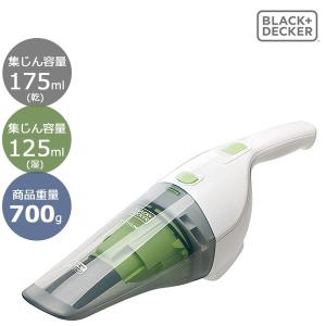BLACK&amp;DECKER リチウム乾湿両用 ダストバスター コードレス グリーン WD7201G